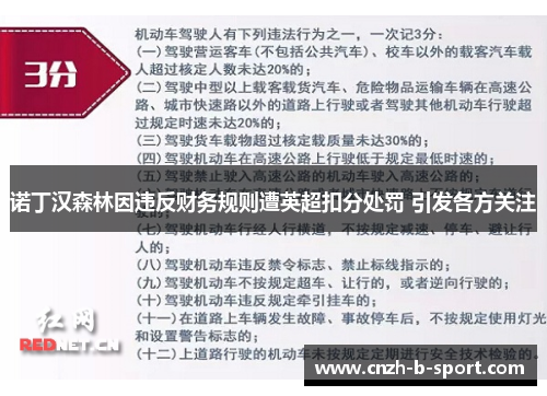 诺丁汉森林因违反财务规则遭英超扣分处罚 引发各方关注 诺丁汉森林因违反财务规则遭英超扣分处罚 引发各方关注